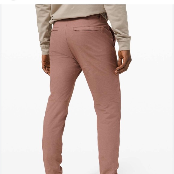 Lululemon Mens 32”x27” Slim Commission Pant - Earth Clay color - Picture 2 of 15